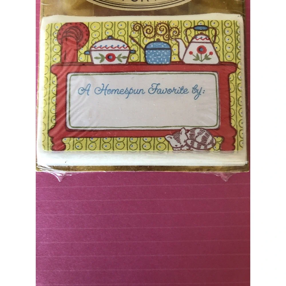 Vintage Hallmark Canning Cookery Mason Jar Labels New Sealed Set‎ 12 70s Kitchen